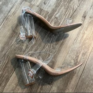Clear Nude Heels